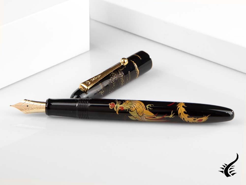 Namiki Nippon Art Chinese Phoenix Fountain Pen, Maki-e, FN-5M-HZ