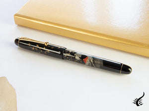 Namiki Nippon Art Mont Fuji and Wave Fountain Pen, FK-35SMFN