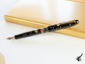 Namiki Nippon Art Mont Fuji and Wave Fountain Pen, FK-35SMFN