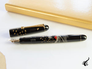 Namiki Nippon Art Mont Fuji and Wave Fountain Pen, FK-35SMFN