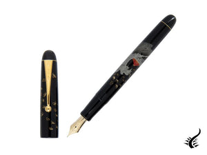 Namiki Nippon Art Mont Fuji and Wave Fountain Pen, FK-35SMFN