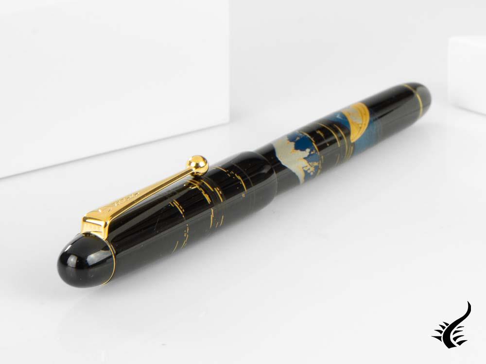 Stylo plume Namiki Nippon Art Mont Fuji et navire, or, FK-35SM-FF