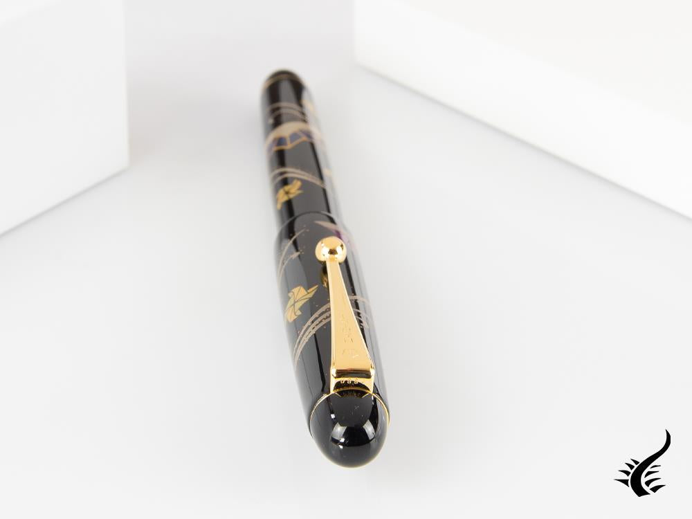 Namiki Nippon Art Origami Kabuto Fountain Pen, Maki-e, FK-35-SM-KB