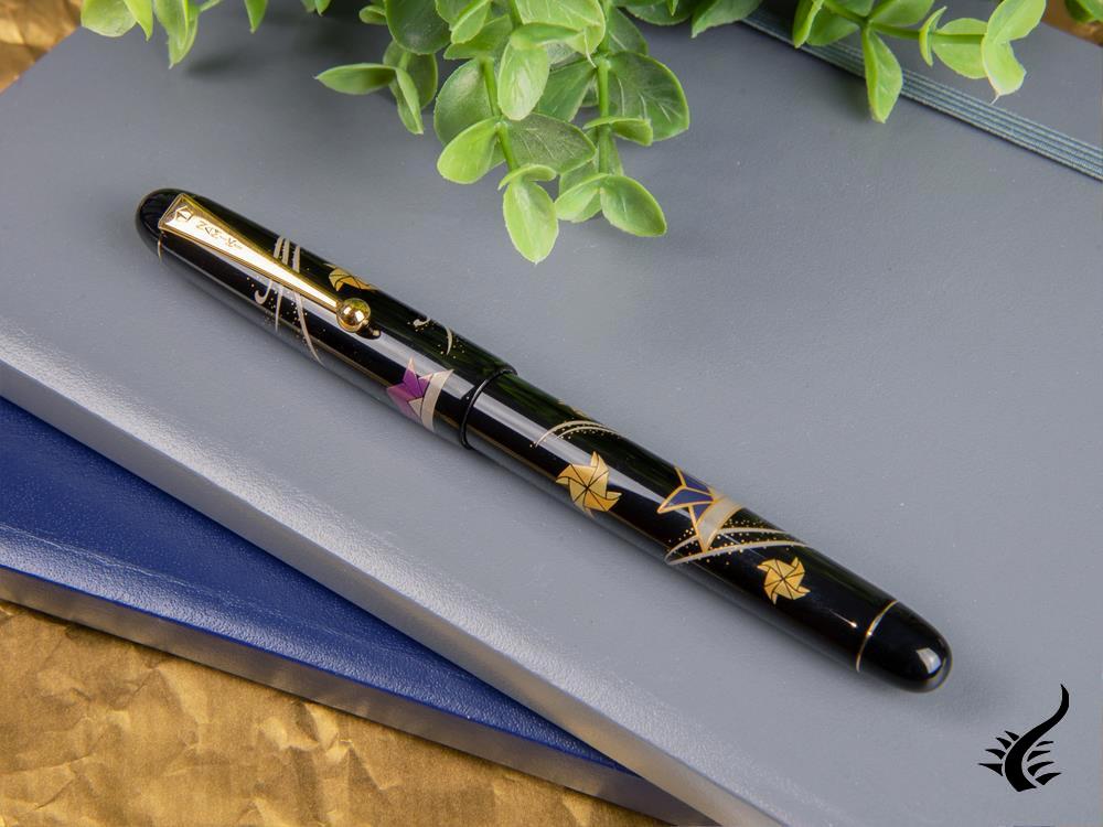 Namiki Nippon Art Origami Kabuto Fountain Pen, Maki-e, FK-35-SM-KB