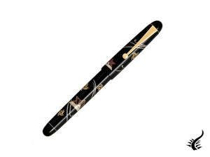 Namiki Nippon Art Origami Kabuto Fountain Pen, Maki-e, FK-35-SM-KB