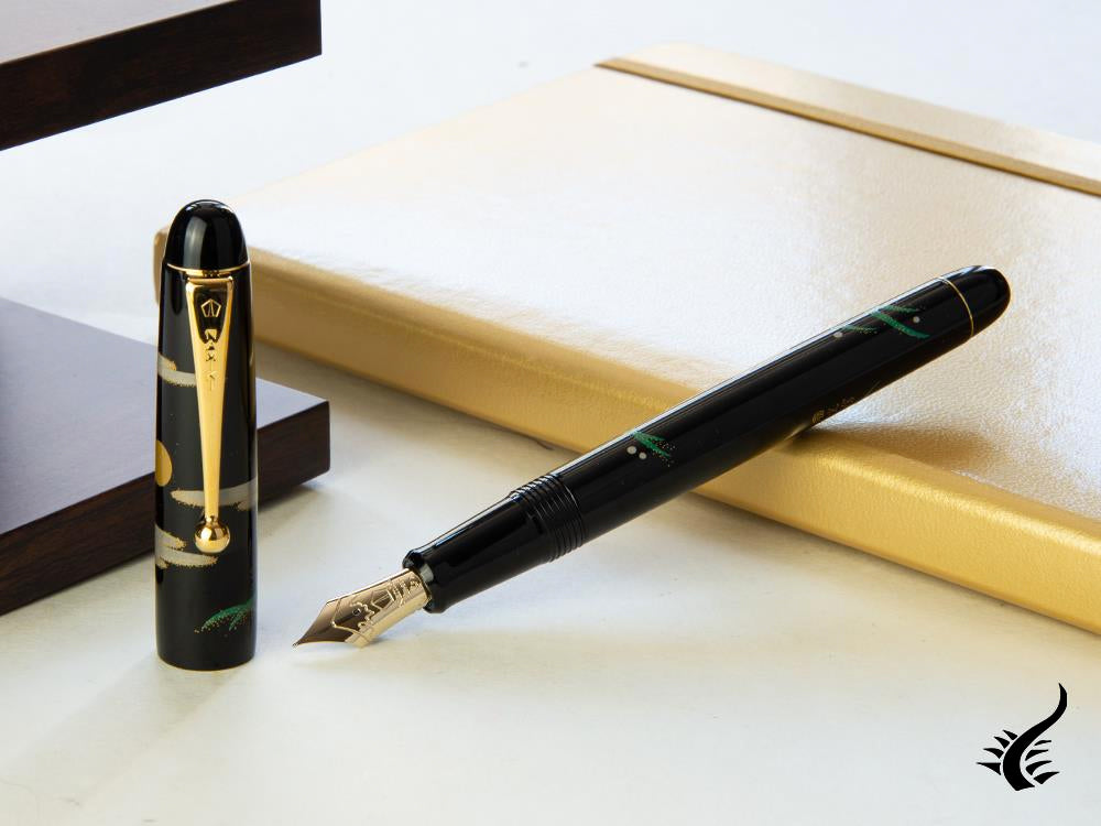 Namiki Nippon Art Origami Rabbit Fountain Pen, Maki-e, FK-35-SM-U