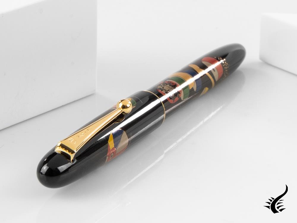 Namiki Nippon Art Toy-Darumaotoshi Fountain Pen, FN-5M-DAR