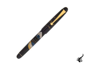 Namiki Tradition Mount Fuji And Ship Rollerball pen, Gold trim, BLK-30P-7-FF