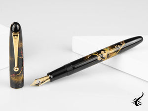 Namiki Yukari Apricot Tree and Warbler Fountain Pen, FN-10M-UU