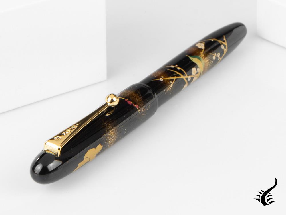 Namiki Yukari Apricot Tree and Warbler Fountain Pen, FN-10M-UU