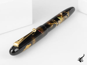 Namiki Yukari Apricot Tree and Warbler Fountain Pen, FN-10M-UU