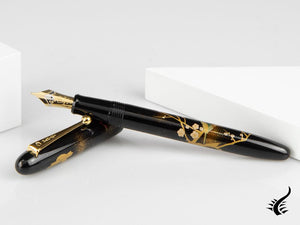 Stylo plume Namiki Yukari Abricotier et Fauvette, FN-10M-UU