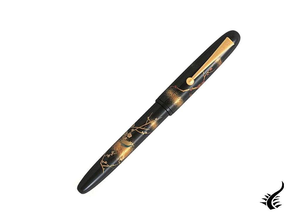 Namiki Yukari Apricot Tree and Warbler Fountain Pen, FN-10M-UU