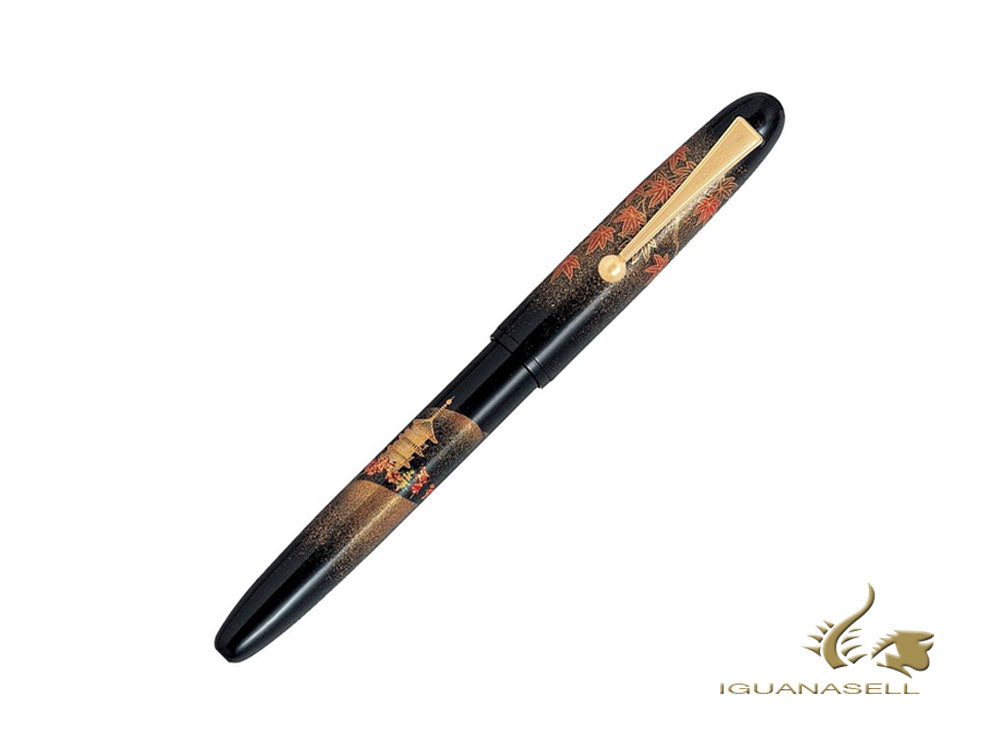 Stylo plume Namiki Yukari Autumn Leaves, laque Urushi, FN-20M-KO