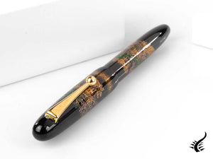 Namiki Yukari Flower Fence Fountain Pen, Urushi lacquer, FN-10M-HA