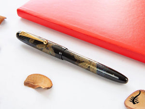 Namiki Yukari Fountain Pen Pine Needles, Maki-e, Gold trim, FN-10M-MA