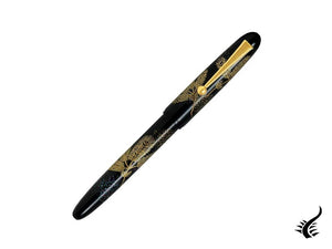 Namiki Yukari Fountain Pen Pine Needles, Maki-e, Gold trim, FN-10M-MA