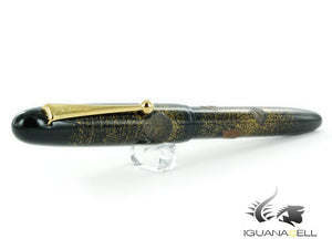 Namiki Yukari Rock Garden Fountain Pen, Maki-e, Gold trim, FN-10M-SE