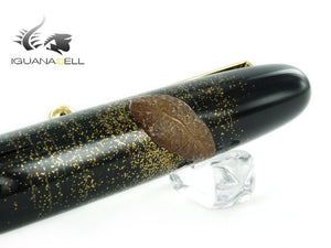 Namiki Yukari Rock Garden Fountain Pen, Maki-e, Gold trim, FN-10M-SE