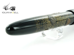 Namiki Yukari Rock Garden Fountain Pen, Maki-e, Gold trim, FN-10M-SE