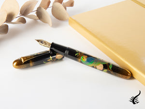 Namiki Yukari Royale Parrot with Peach Fountain Pen,  Gold, FNK-45M-MMO