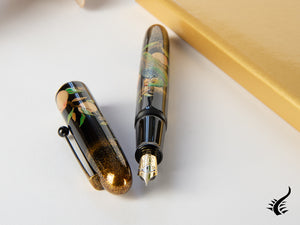 Stylo plume Namiki Yukari Royale Perroquet à la pêche, doré, FNK-45M-MMO