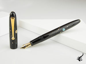 Namiki Yukari Shooting Star Raden Fountain Pen, Urushi, FN-20M-RNB