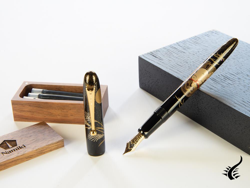 Stylo plume Namiki Yukari Tanuki, Maki-e, édition limitée, FNK-TANUKI