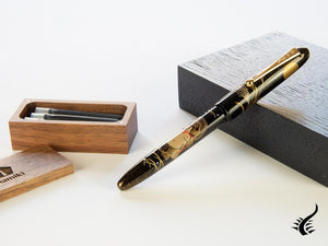 Namiki Yukari Tanuki Fountain Pen, Maki-e, Limited Edition, FNK-TANUKI