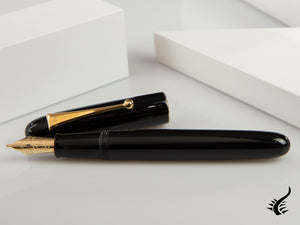 Stylo plume Namiki Yukari Urushi laqué noir n°20, or, FNK-128S-B