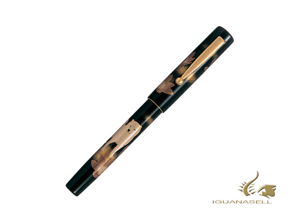 Stylo plume Namiki Yukari Zodiac Dog, laque Urushi, FNV-20M-IN