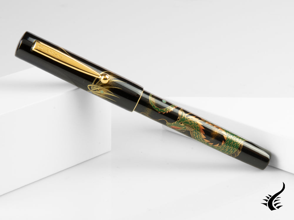 Namiki Yukari Zodiac Dragon Fountain Pen, Urushi lacquer, FNV-20M-TA