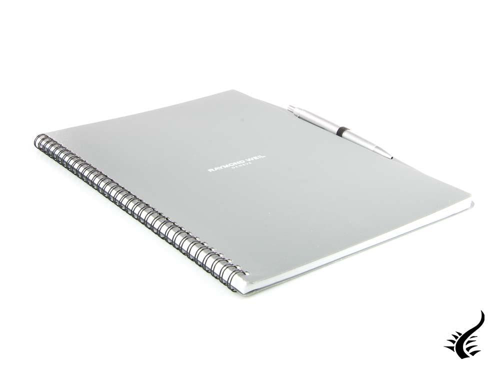 Carnet Raymond Weil Accessoires, Gris, NOTEBOOK