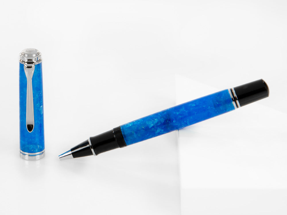 Pelikan Souverän R805 Stylo roller bleu vif, édition spéciale, 936545