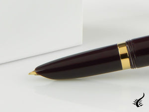 Stylo plume Parker 51, résine, prune, or 18 carats, 2123517