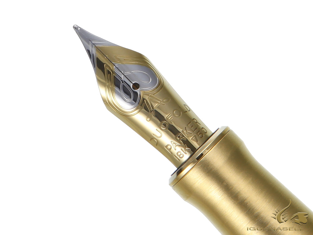 Parker Duofold Centennial Fountain Pen, Lacquer, Gold Trim, 1931370