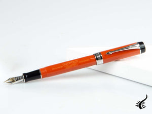 Stylo plume Parker Duofold Centennial, résine précieuse, rouge, 1931376