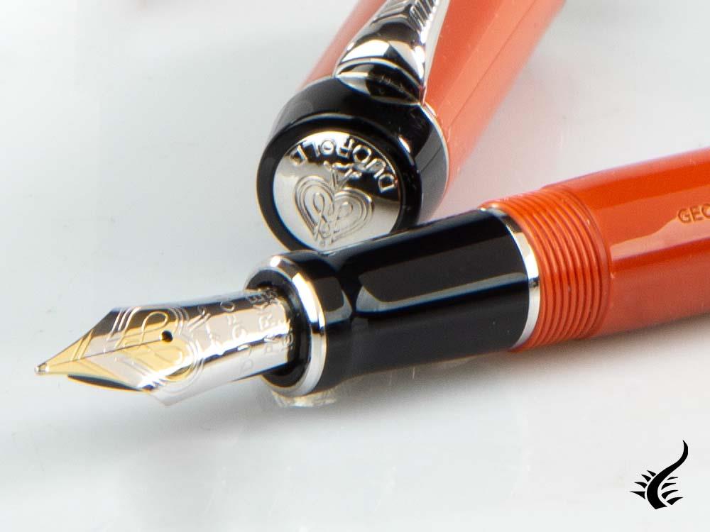 Stylo plume Parker Duofold Centennial, résine précieuse, rouge, 1931376