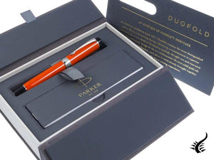 Parker Duofold Centennial Fountain Pen, Precious Resine, Red, 1931376