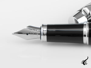 Parker IM Fountain Pen, Lacquer, Chrome Trim, Black, 1931651