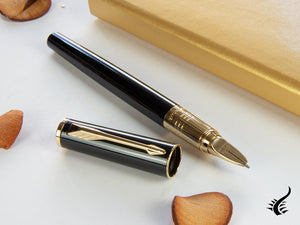 Parker Ingenuity 5th Small Black Rubber PGT Fountain Pen, S0959060