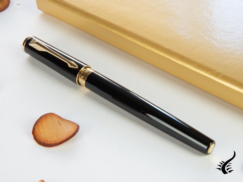 Parker Ingenuity 5th Small Black Rubber PGT Fountain Pen, S0959060