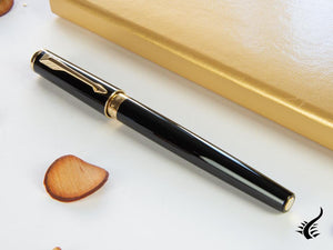 Parker Ingenuity 5th Small Black Rubber PGT Fountain Pen, S0959060