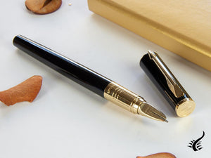 Parker Ingenuity 5th Small Black Rubber PGT Fountain Pen, S0959060