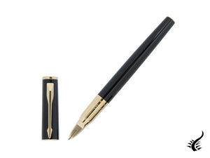 Parker Ingenuity 5th Small Black Rubber PGT Fountain Pen, S0959060