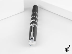 Parker Ingenuity Fountain Pen, Lacquer, Chrome Trim, Black, 1931469