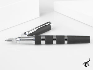 Parker Ingenuity Fountain Pen, Lacquer, Chrome Trim, Black, 1931469