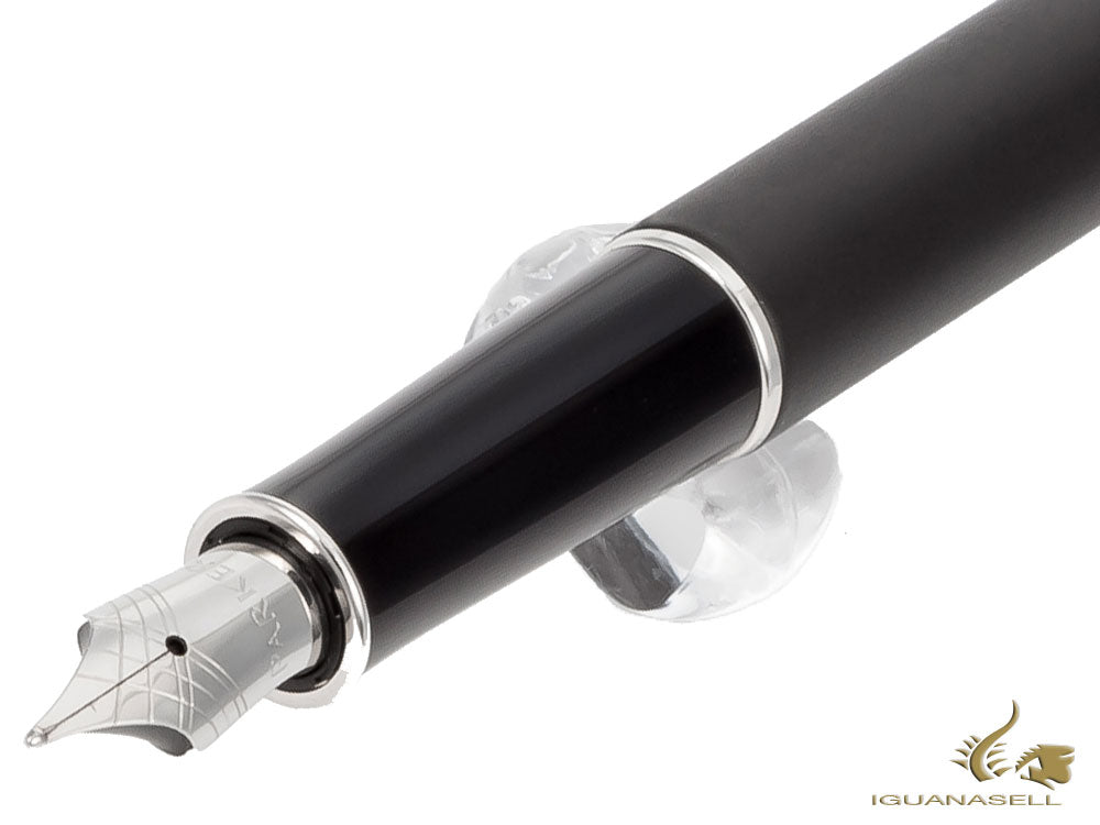 Parker Sonnet Fountain Pen, Lacquer, Palladium Trim, Black, 1931522