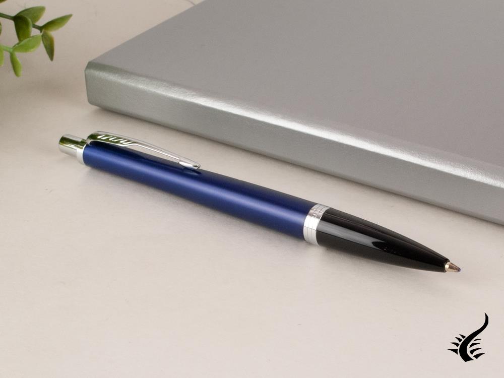 Parker Urban Ballpoint Pen, Lacquer, Chrome Trim, Blue, 1931581