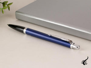 Parker Urban Ballpoint Pen, Lacquer, Chrome Trim, Blue, 1931581